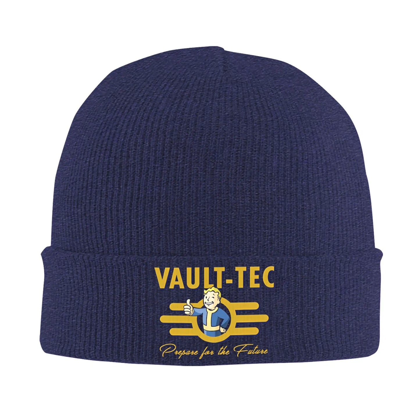 Fallout Vault-Tec Inspired Knit Beanie