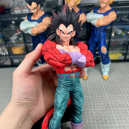 Dragon Ball Anime Super Saiyan 4 Vegeta & Goku Statues
