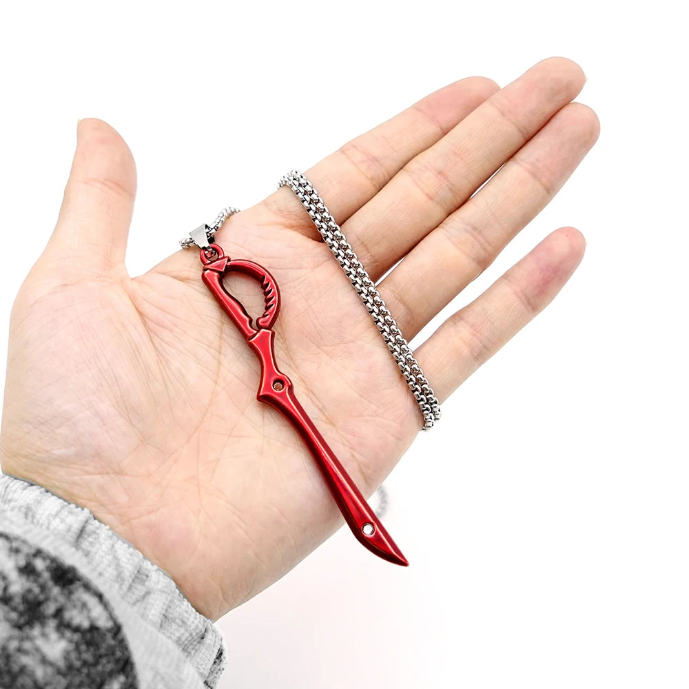 KILL La KILL Inspired Matoi Ryuko Red Scissor Blade Necklace