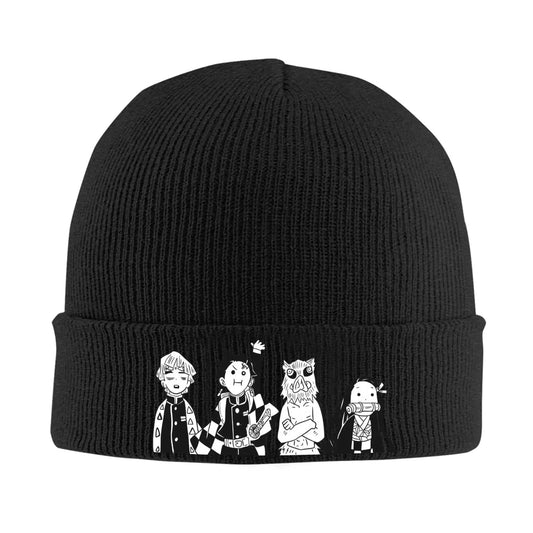 Funny Demon Slayer Chibi Winter Beanies