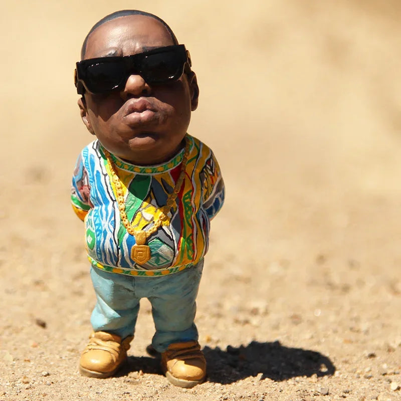 Rapper Action Themed Statues