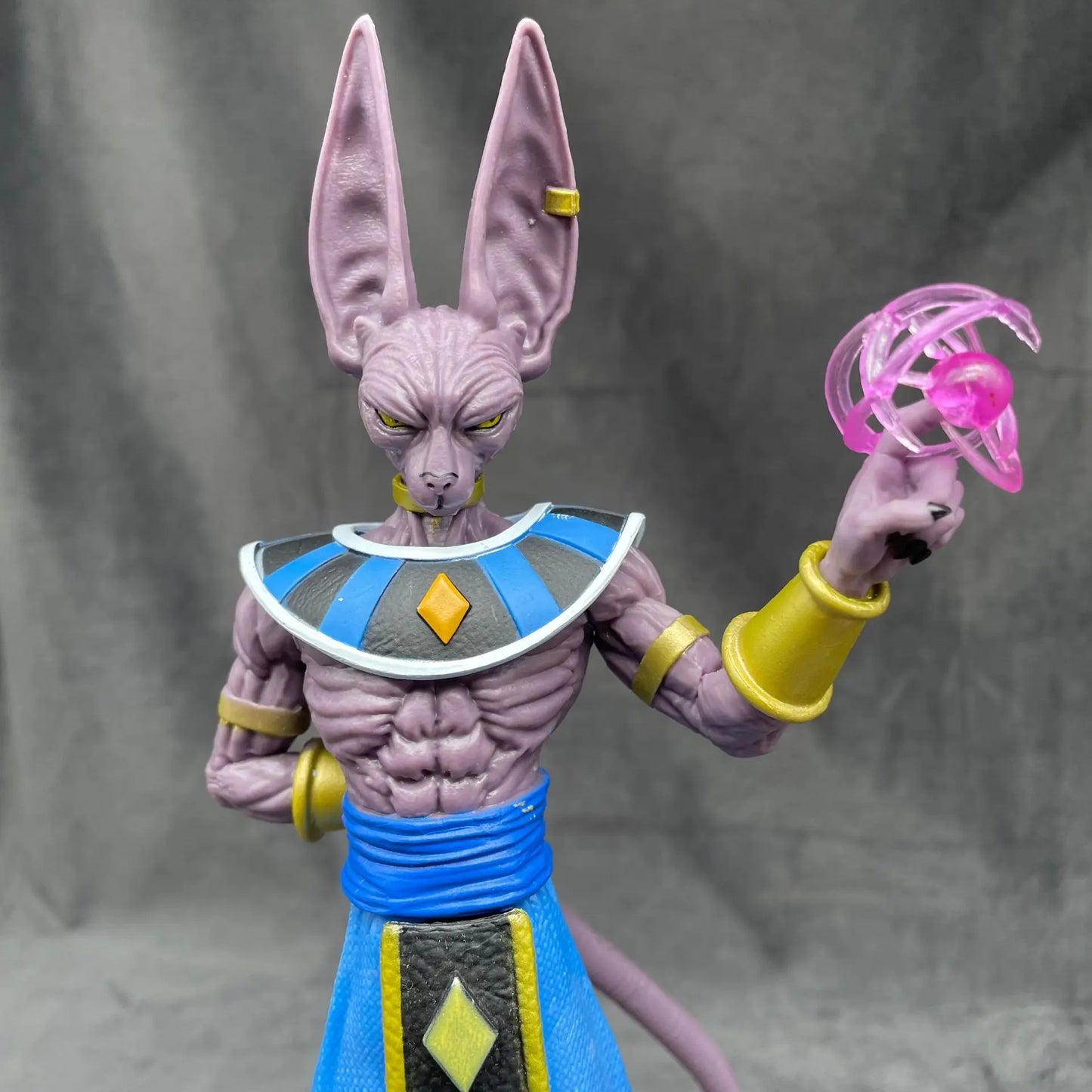 Lord Beerus Themed Action Statue