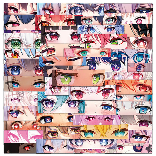 Cool Anime Girl Eye Stickers