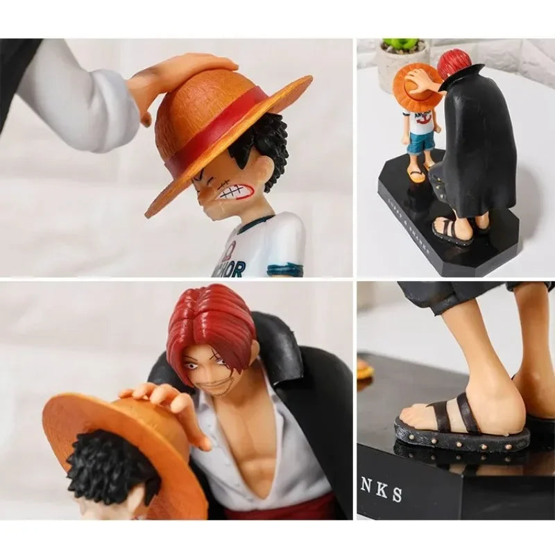 One Piece Luffy and Shanks Tender Moment Statue