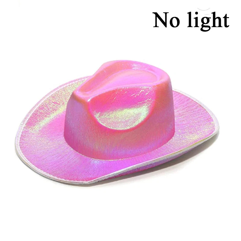 Glowing LED Cowboy & Cowgirl Hats