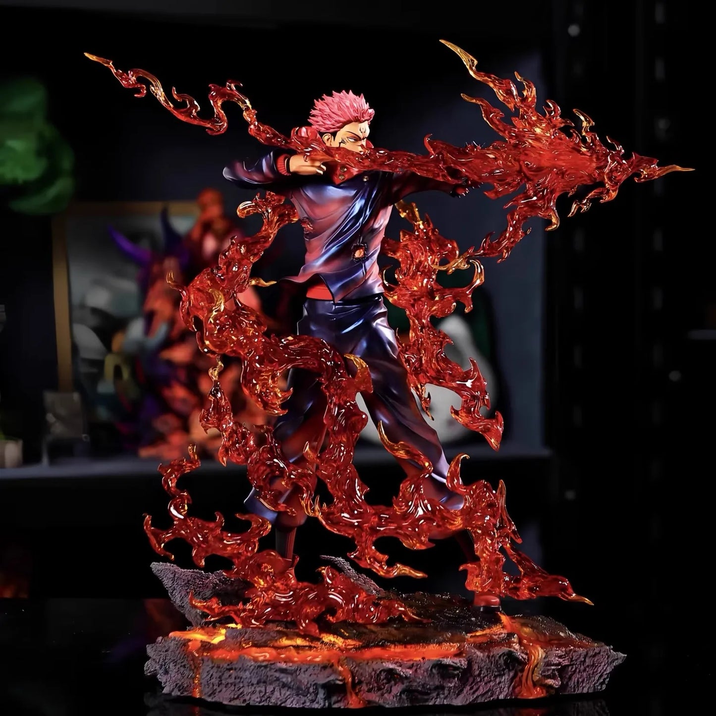 Jujutsu Kaisen Ryomen Sukuna - Itadori Yuji Action Statue