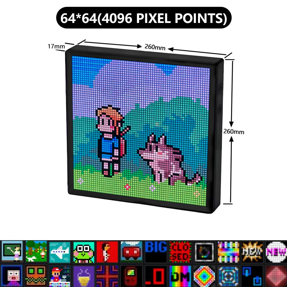 Programmable Pixel Art RGB LED Display