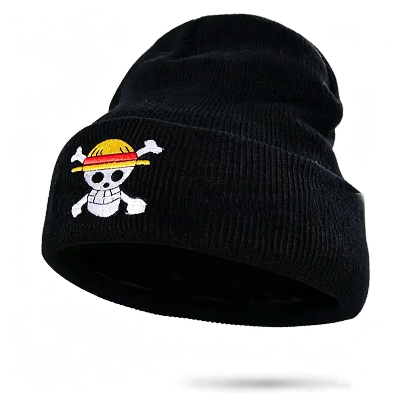 One Piece Luffy Themed Anime Knitted Hat