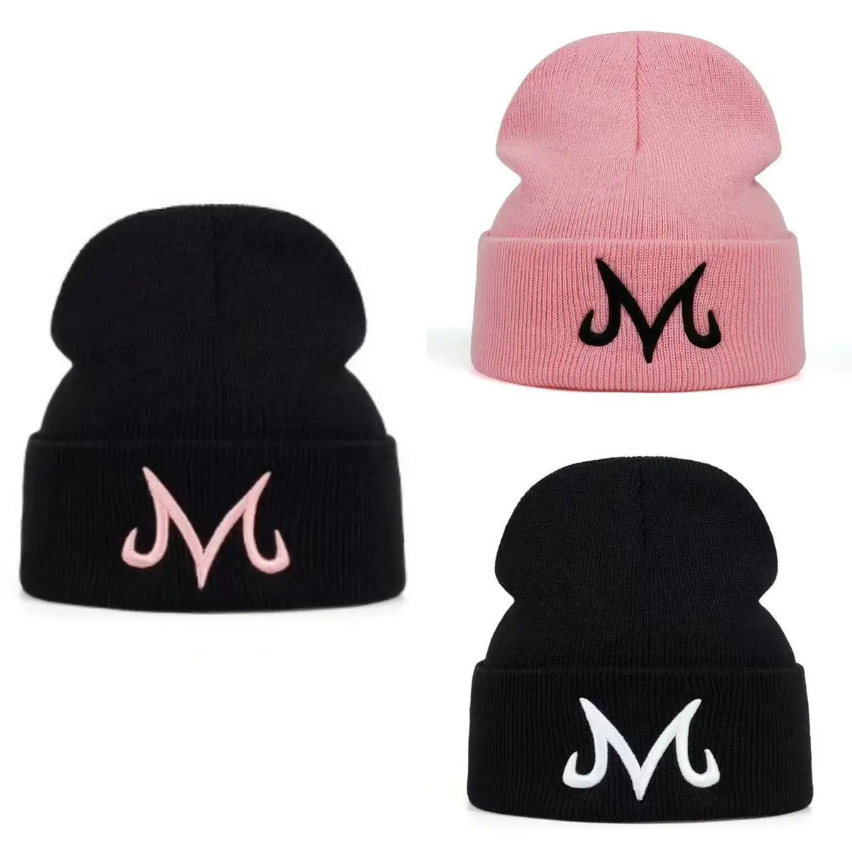 Dragon Ball Majin Vegeta M Symbol Knit Beanie