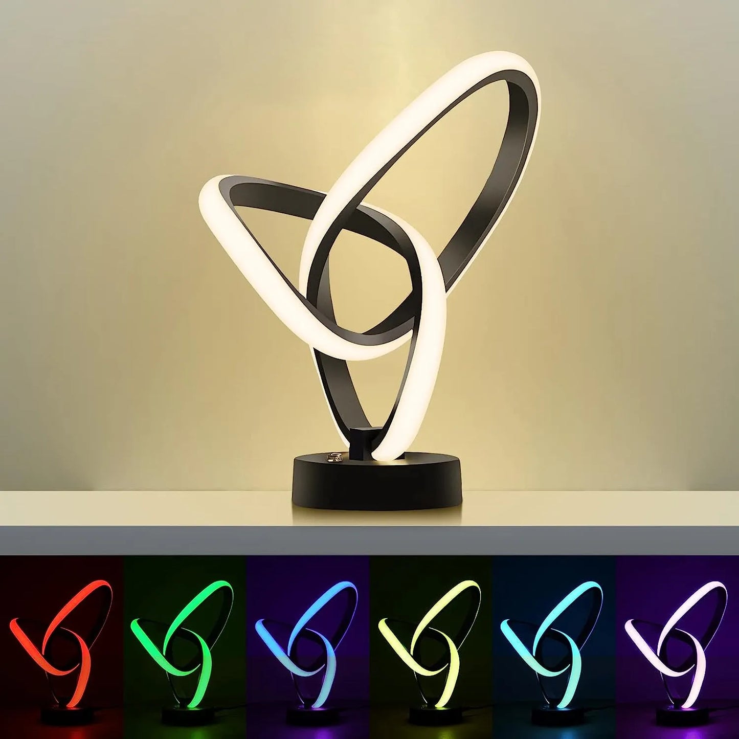 Exquisite Modern LED Spiral Table Lamp