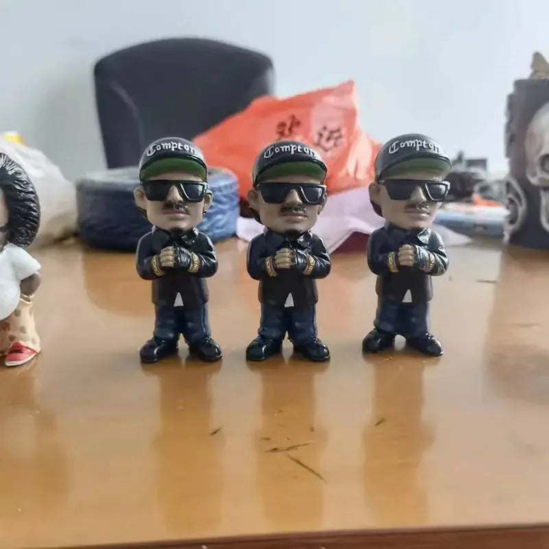 Rapper Action Themed Statues