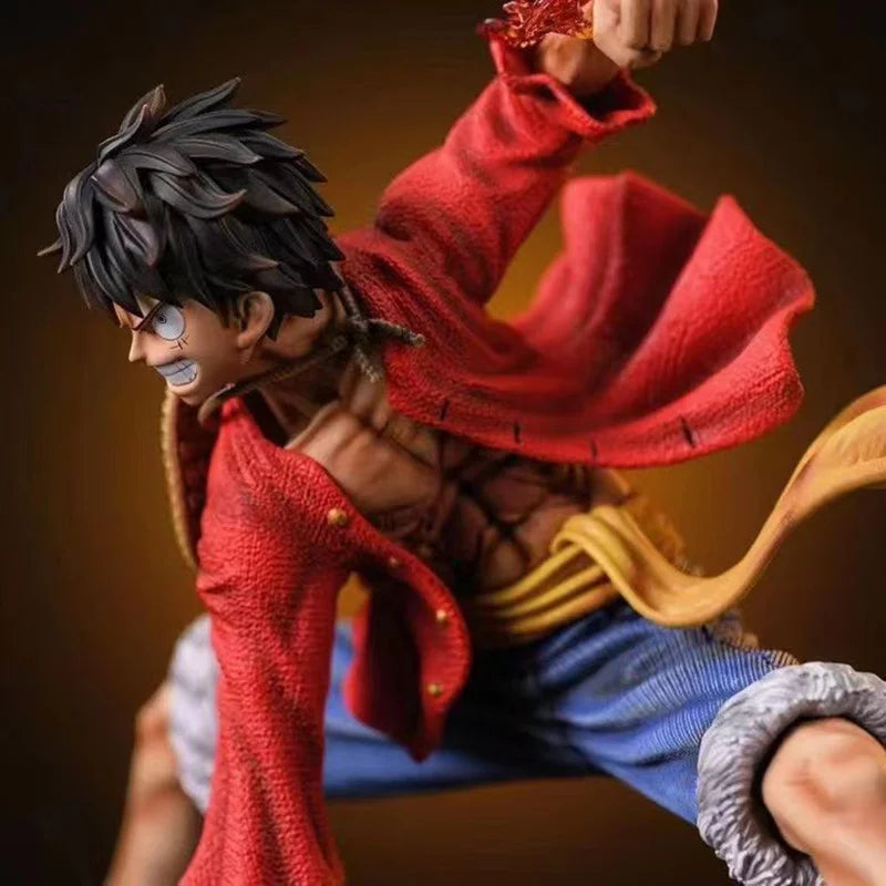 One Piece Monkey D. Luffy Themed Battle Style Action Statue