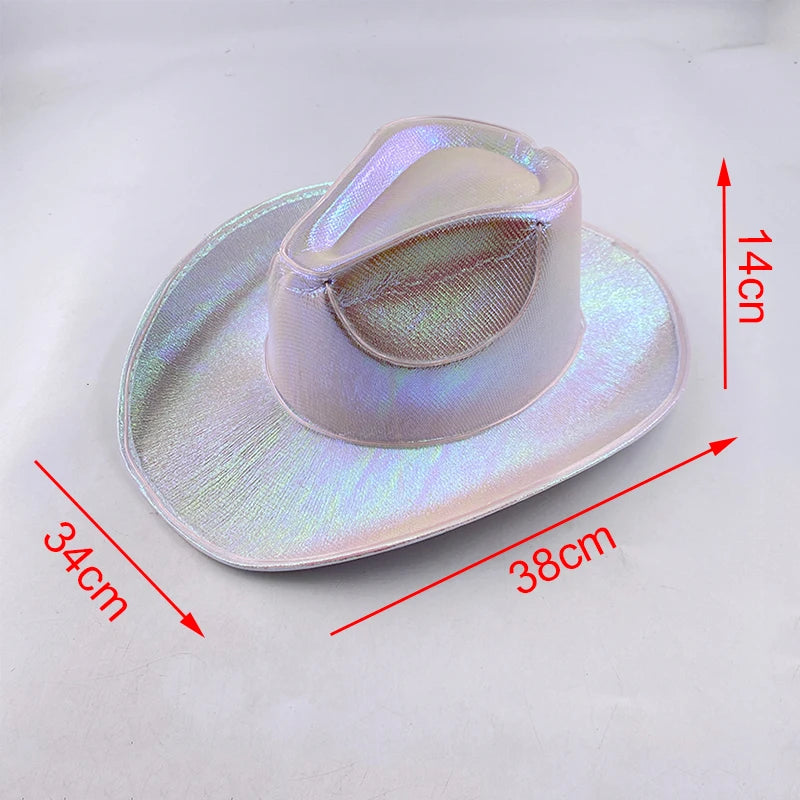 Glowing LED Cowboy & Cowgirl Hats