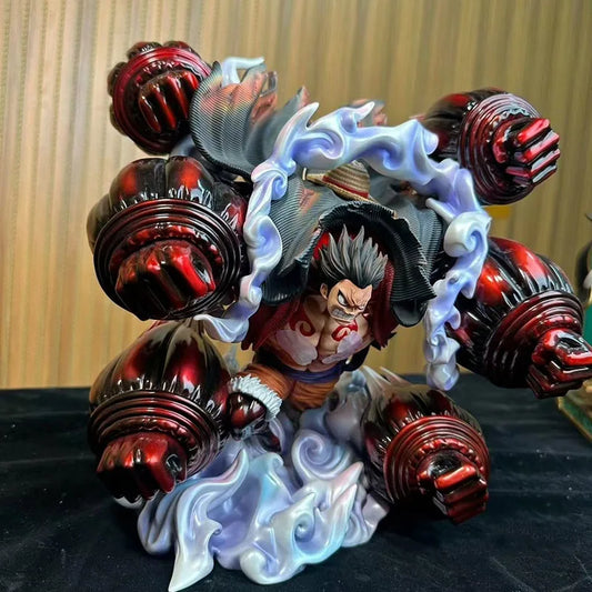 Anime One Piece Gear 4 Luffy Multi-Fist Statue