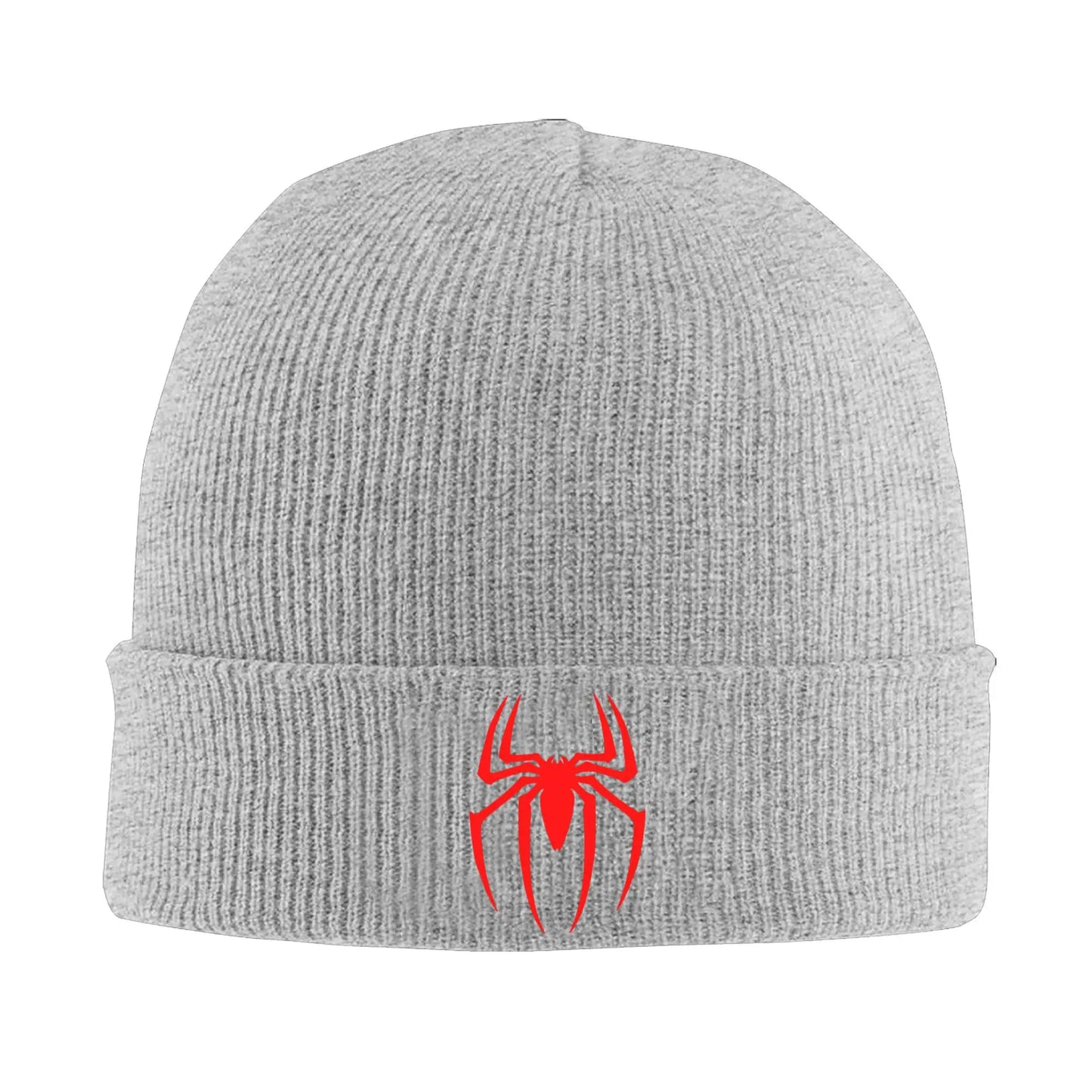 Spiderman Symbol Knitted Beanie Hat