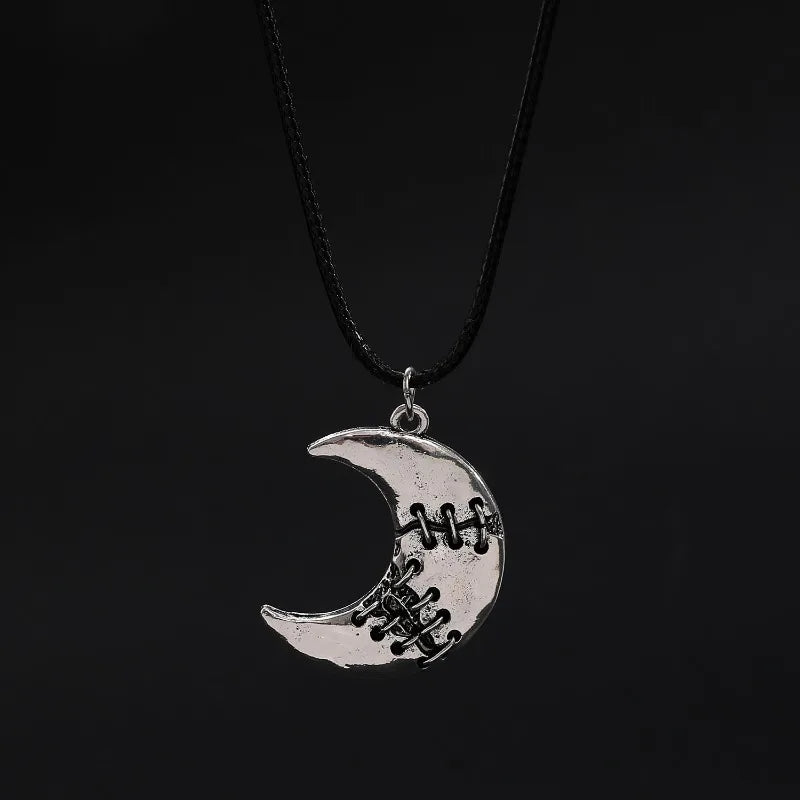Mended Worn-Out Moon Necklaces