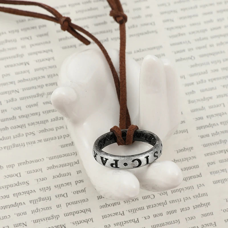Uncharted Game Inspired Ring Necklace