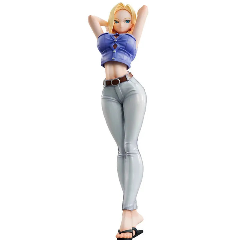 Dragon Ball Themed Android 18 Action Statue