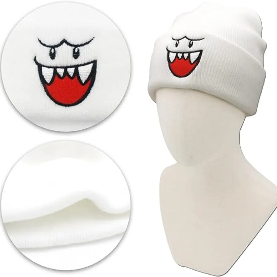Super Mario Ghost Knitted Hat