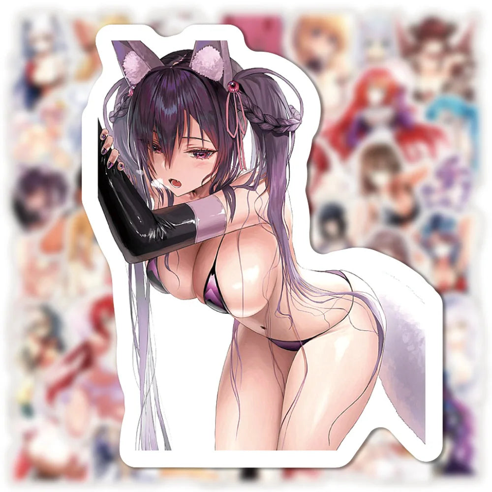 Waifu Themed Sexy Hentai Stickers