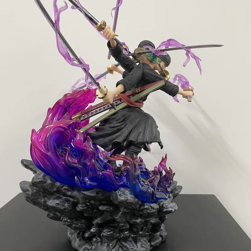 Zoro Inspired Onigashima 9 Swords Style Action Statue