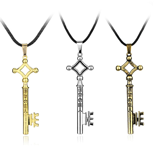 Attack On Titan Inspired Eren Jaeger Key Necklace