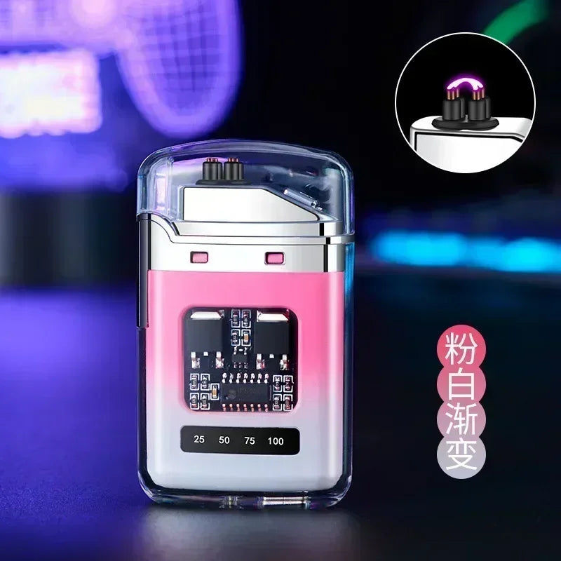 Cool Electric Double Arc USB Rechargeable LED Lighter