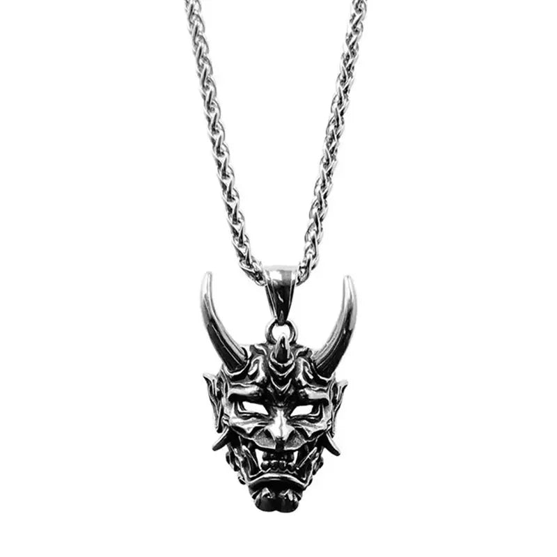 Exquisite Gothic Ghost Mask Pendant Necklace, unique, cool, stand out